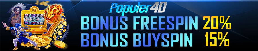 SPECIAL EVENT SLOT EXTRA BONUS (FREESPIN 25% DAN BUYSPIN 20%) POPULER4D